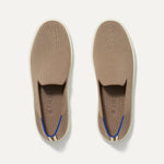 The Sneaker in Latte shown from the top.