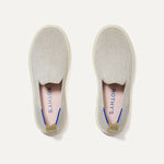 The Kids Sneaker in Diamond Twill shown from the top.