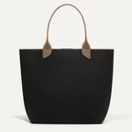 PLP |The Lightweight Tote in Black Portobello shown from the front.