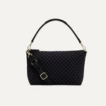 PLP |The Daily Crossbody Bag in Black Sand shown from the front.
