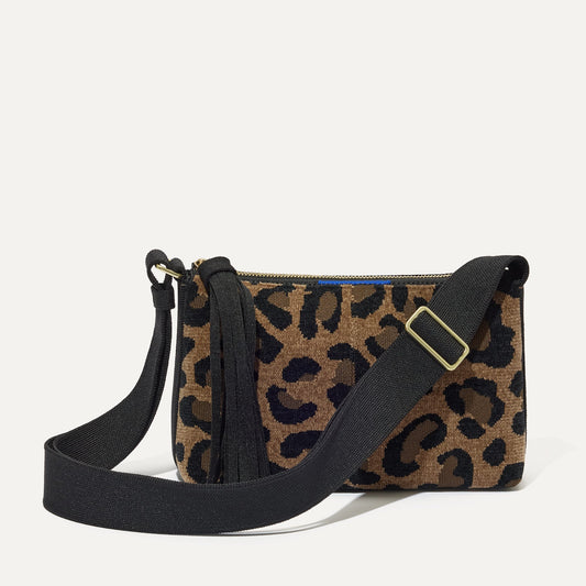 PDP |The ReVelvet Casual Crossbody in ReVelvet Cat shown from the front.