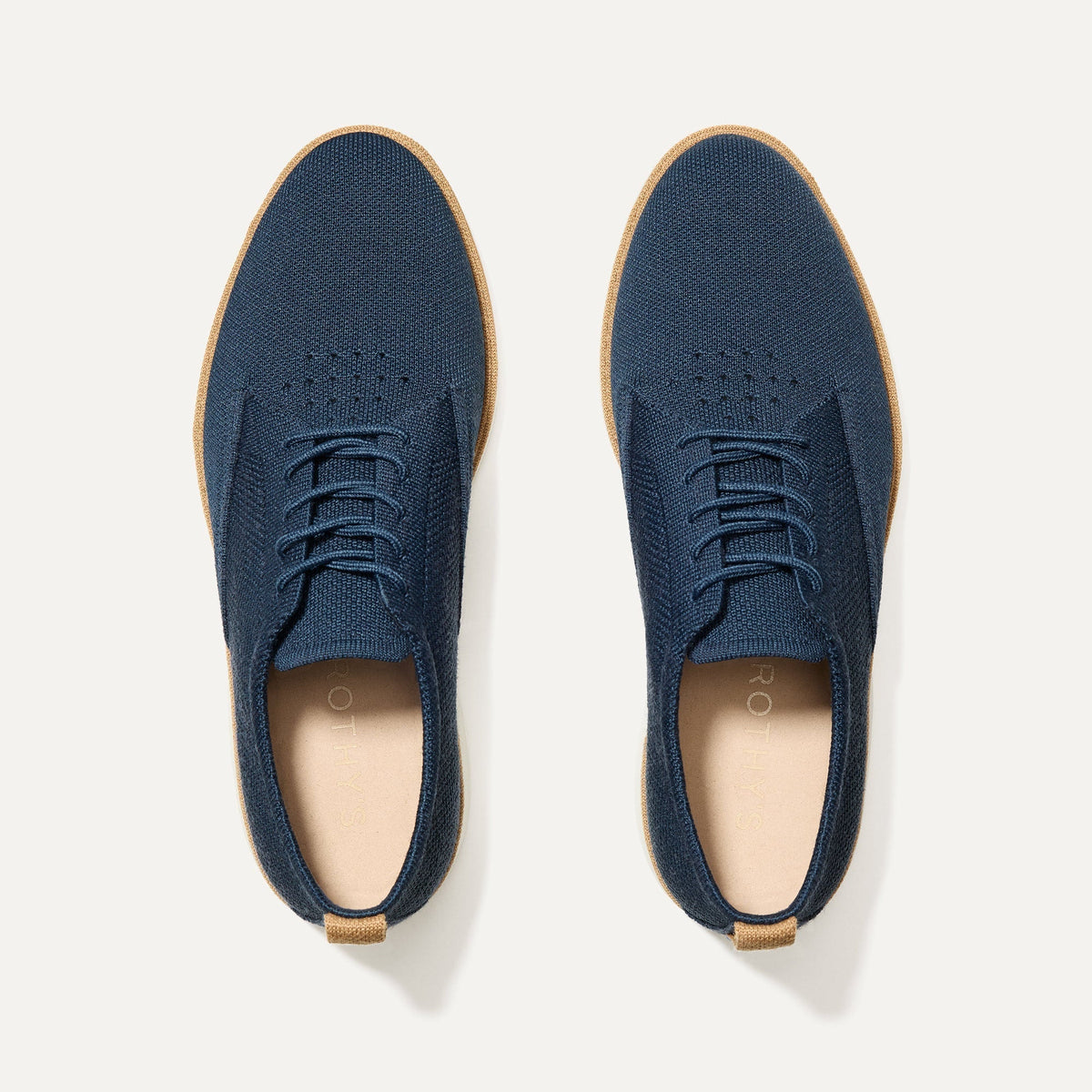 The Oxford in Night Navy shown from the top.