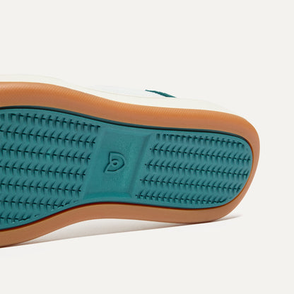 Close up of the outsoles of The Men's Court Sneaker in Turf.
