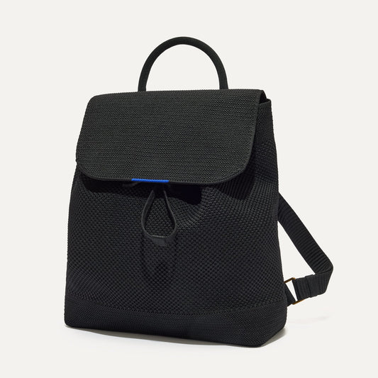 PDP |The Cinch Back Pack in Black shown from the front.