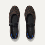 The Square Mary Jane in Classic Cheetah shown from the top.